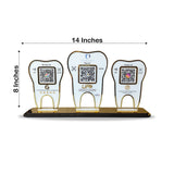 Tooth Shaped - Smart NFC 3-in-1 Tabletop Standee | For Dentist