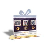 Gift Shaped - Smart NFC 3-in-1 Table Top Standee