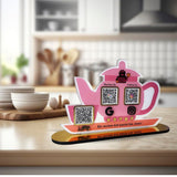 Cattle and Cup Shaped - Smart NFC 3-in-1 Tabletop Standee