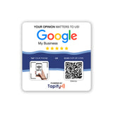 Smart NFC Google Review Plate | Stick To Any Surface
