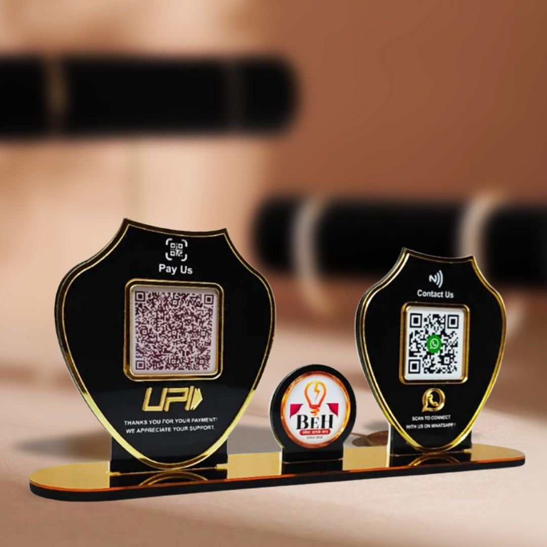 Smart NFC 2-in-1 Tabletop Standee for Jewelry Stores