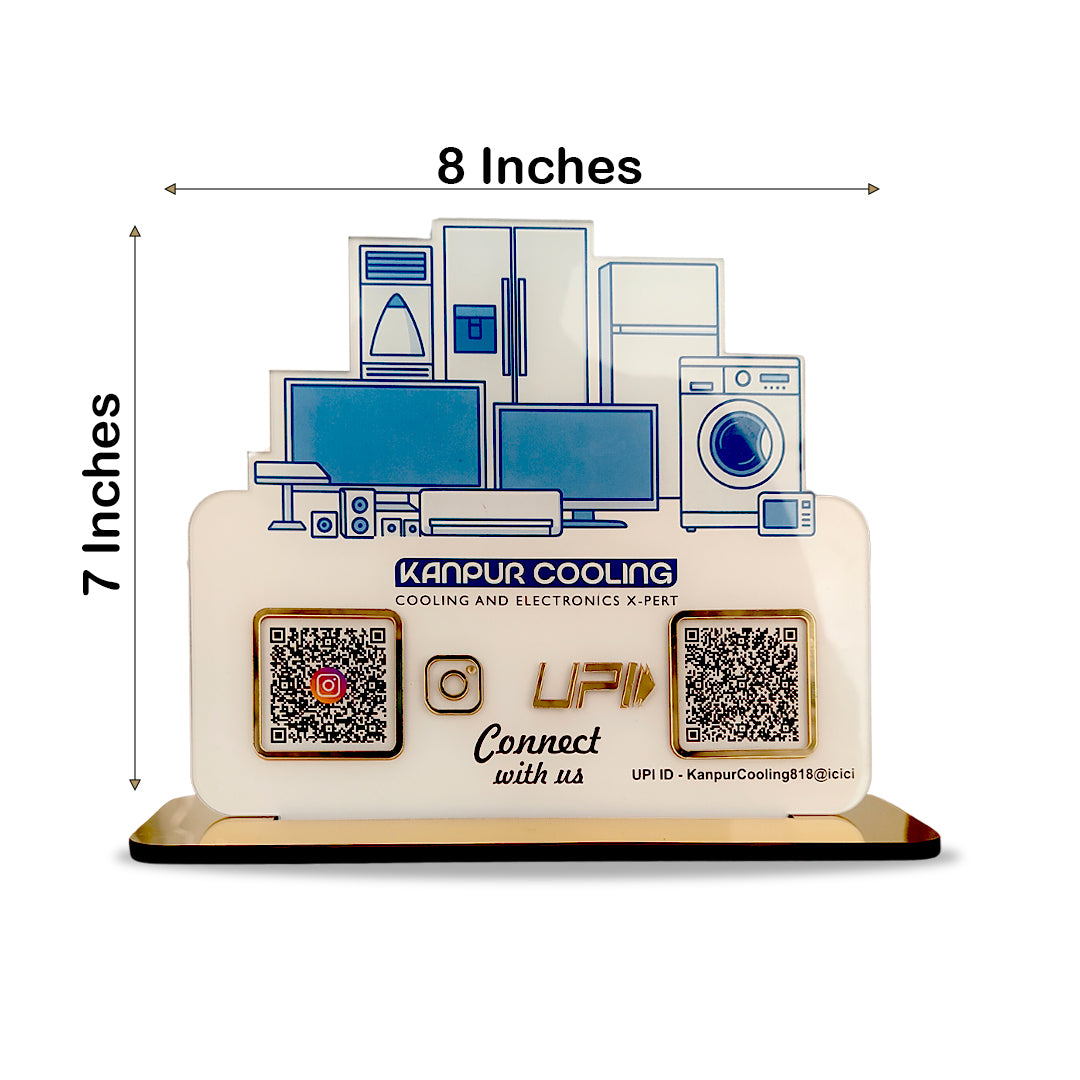 Electronic product Cutout Shape - Smart NFC 2-in-1 Table Top Standee