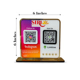 Smart NFC 2-in-1 Premium Standee – Instagram & Linktree Theme