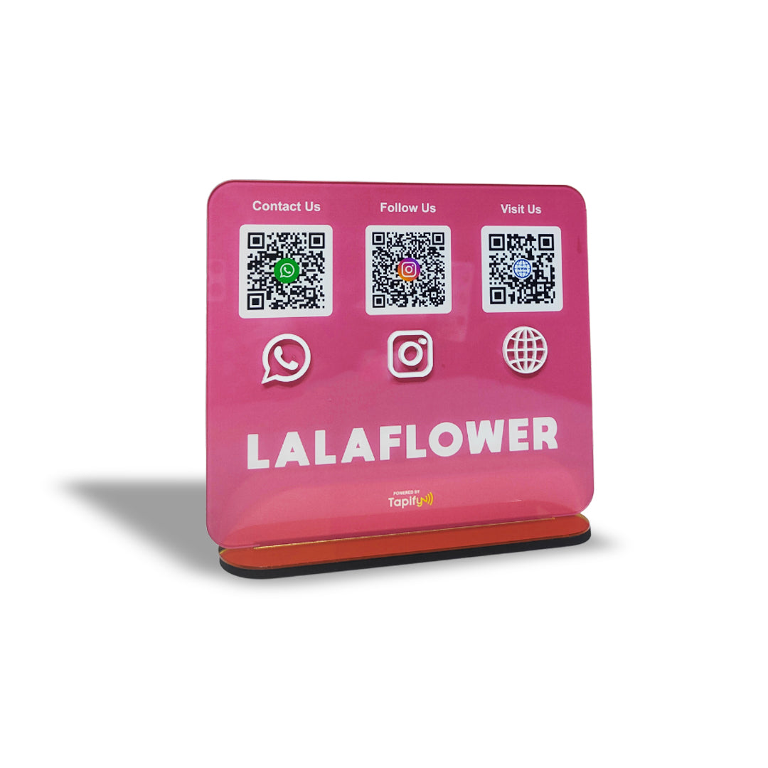 Smart NFC 3-in-1 Table Top Standee - Icon Edition