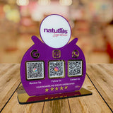 RoundTop - Smart NFC 3-in-1 Tabletop Standee For Salons