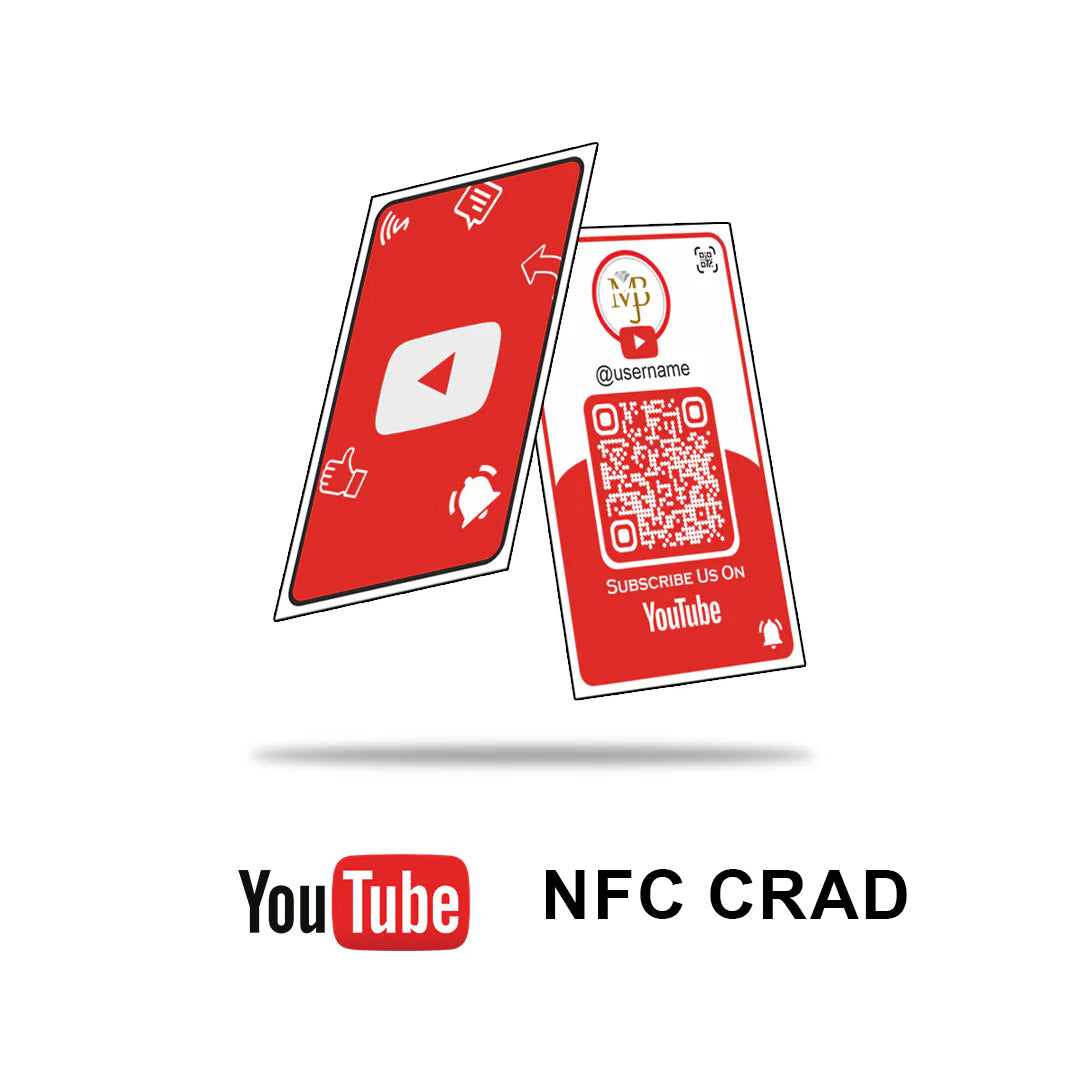 Smart NFC Youtube Card | Landscape Style