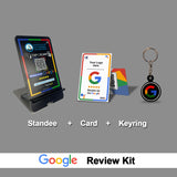 Tapify ReviewPro Kit - Slanting Style Standee  + Card + Keyring (3 Products)