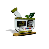 Okhali (Mortar and Pestle) Shaped Smart NFC 2-in-1 Table Top Standee