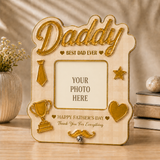 Best Dad Ever Personalized Photo Standee Decoration