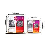 Smart NFC 2-in-1 Premium Standee – Facebook & Instagram Theme