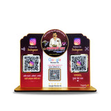 Logo Cutout Edition Shape - Smart NFC 3-in-1 Table Top Standee  For Hotel