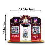 Logo Cutout Edition Shape - Smart NFC 3-in-1 Table Top Standee  For Hotel