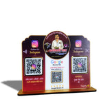 Logo Cutout Edition Shape - Smart NFC 3-in-1 Table Top Standee  For Hotel