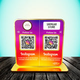 Smart NFC 2-in-1 Premium Standee – Instagram Theme