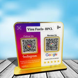 Smart NFC 2-in-1 Premium Standee – Google & Instagram Theme