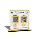 Premium Smart NFC 2-in-1 Table Top Standee