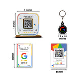 Tapify Mini ReviewPro Kit – Standee + NFC Card + Keyring (3 Products) | No Customization