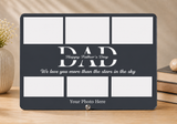 Custom Dad Photo Frame with 6 Pictures – Father's Day Gift from Kids