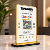 Premium Smart NFC 1 QR Table Top Standee - Text Edition