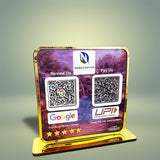 Premium Smart NFC 2-in-1 Table Top Standee - Nature Background edition
