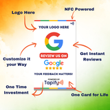 Custom NFC Google Review Card bundles