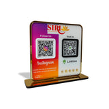 Smart NFC 2-in-1 Premium Standee – Instagram & Linktree Theme