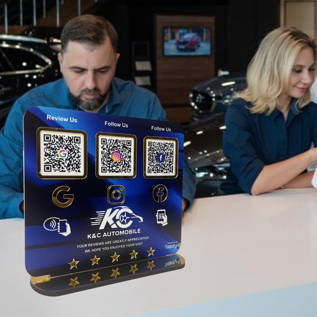 Smart NFC 3-in-1 Table Top Standee - Icon Edition
