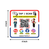Smart NFC All in One Plate | Specially for Restaurants , Hotel etc (Without UPI)