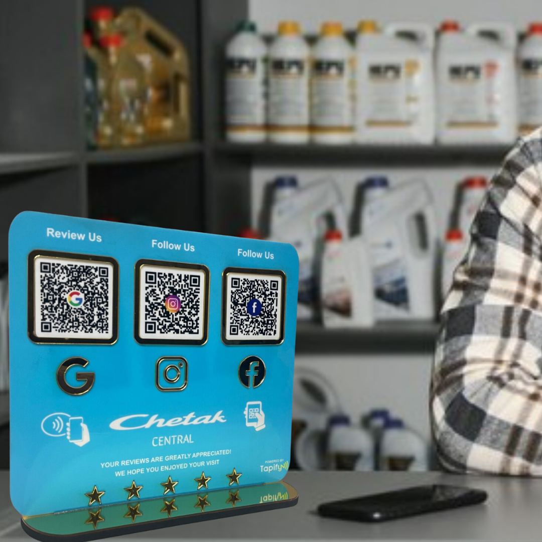Smart NFC 3-in-1 Table Top Standee - Icon Edition