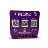 Smart NFC 3-in-1 Table Top Standee - Custom Background Edition