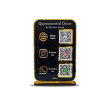 Premium Smart NFC 3-in-1 Table Top Standee | Portrait Style