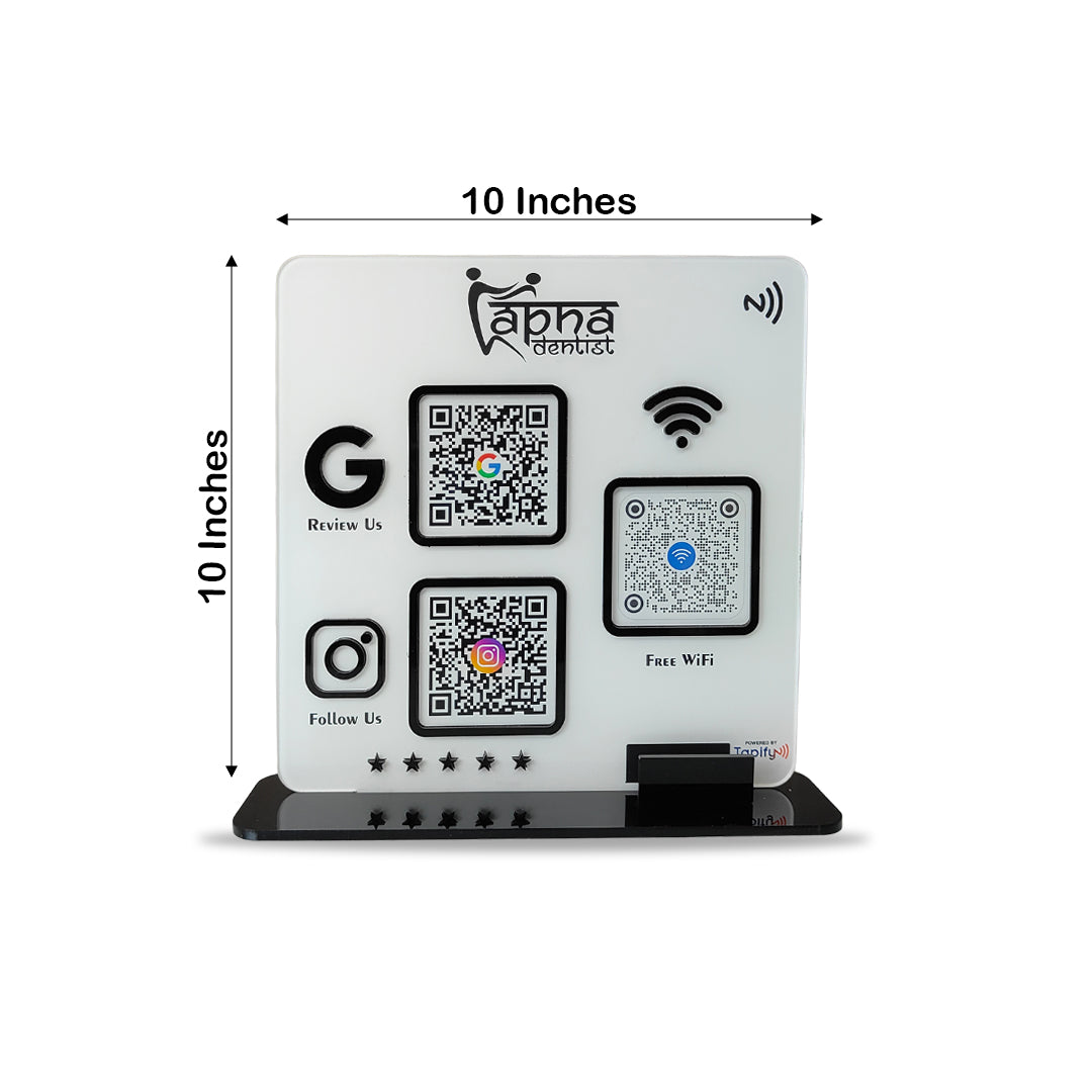 Vogue Series – NFC 3-in-1 Tap & Scan Standee
