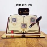Book & Pen Shaped  - Smart NFC 3-in-1 Tabletop Standee