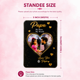 Personalized Dad Photo Frame – Custom Acrylic Gift for Father & Son/Daughter