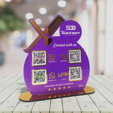Smart NFC 4-in-1 Tabletop Standee For Salons & Beauty Parlours