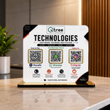 Smart NFC 3-in-1 Table Top Standee - Custom Background Edition