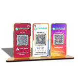 New Premium |Social Media Theme Edition | 3 in 1 Smart NFC Standee  For- Bank, GR, IG