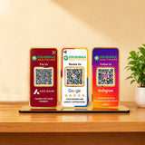New Premium |Social Media Theme Edition | 3 in 1 Smart NFC Standee  For- Bank, GR, IG