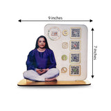 Your Custom Cutout Smart NFC 4QR Tabletop Standee