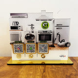 Electronic product Cutout Shape - Smart NFC 3-in-1 Table Top Standee