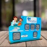 Dental Clinic Theme - Smart NFC 5-in-1  Table top Standee - For Dental Clinics