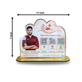 Premium Doctor Cutout Shape - 3 In 1 Table Top Smart NFC Standee