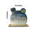 Smart NFC 3-in-1 Standee - Big Stethoscope Cutout | For Doctors