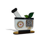 Okhali (Mortar and Pestle) Shaped Smart NFC 2-in-1 Table Top Standee