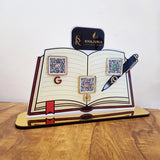 Book & Pen Shaped  - Smart NFC 3-in-1 Tabletop Standee
