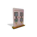 Smart NFC 4-in-1 Standee - Portrait Style - Custom Background