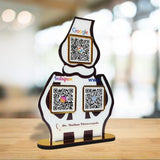 Knee Joint  Shaped Smart NFC 3-in-1 Standee