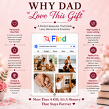 World's Best Dad Google Search  Photo Frame - Custom Acrylic Gift for Father & Son/Daughter ( 4 Photos )