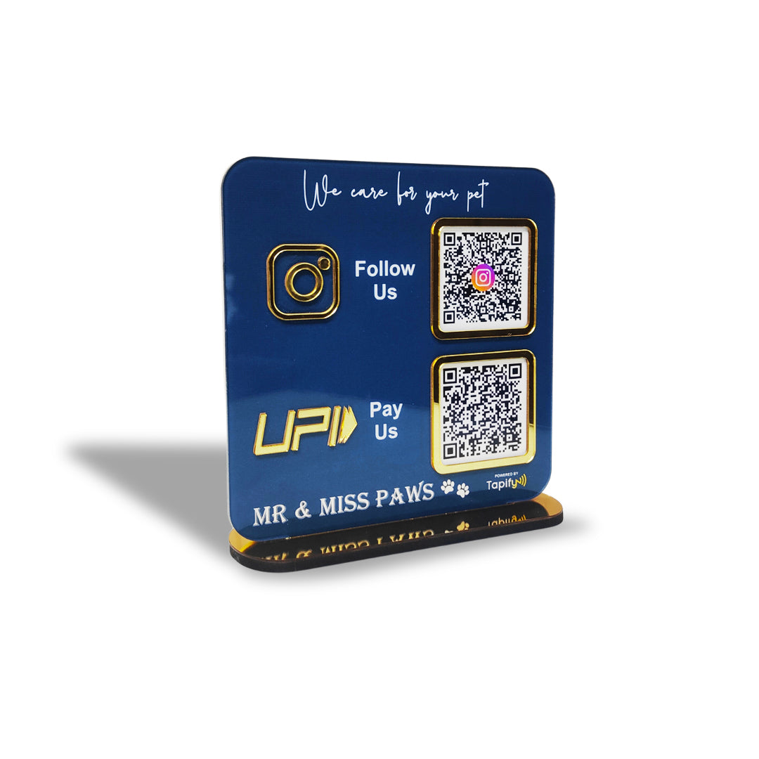 Tapify - Smart NFC 2-in-1 Table Top Standee - Icon Edition - Elite