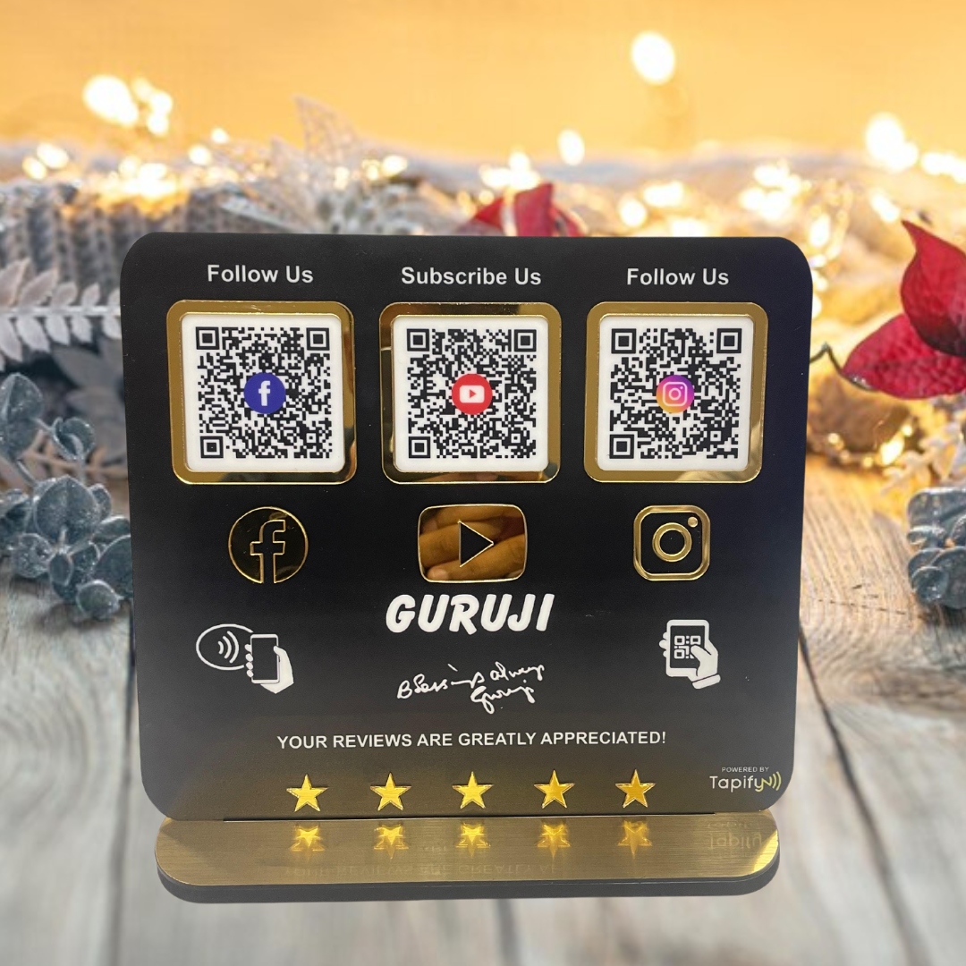 Smart NFC 3-in-1 Table Top Standee - Icon Edition